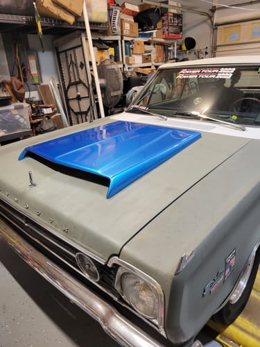 Customer photo review of Sapphire Steel Blue Basecoat