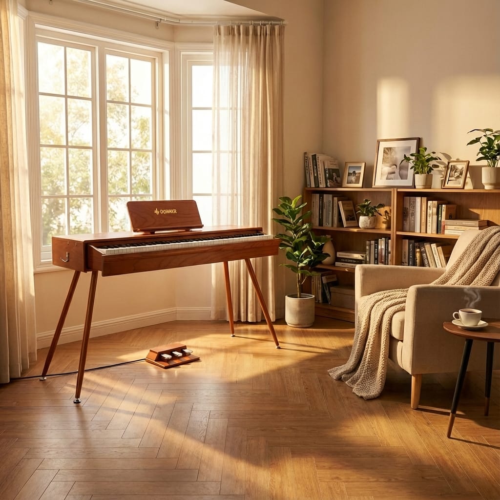 Customer photo review of Donner DDP-80 Pro Rétro esthétique Piano Numérique