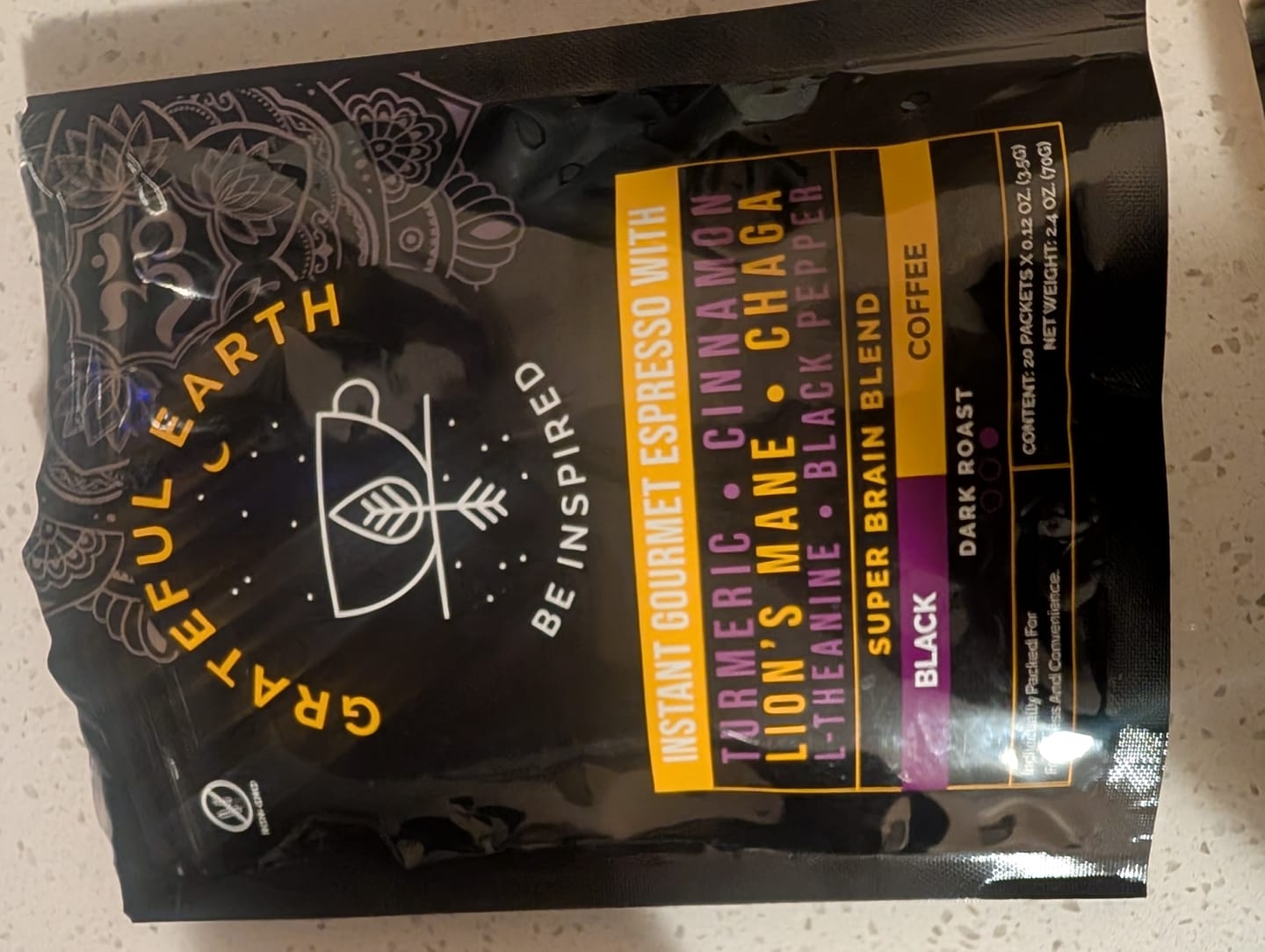Customer photo review of Espresso Coffee | Super Brain Blend | 6 Nootropics