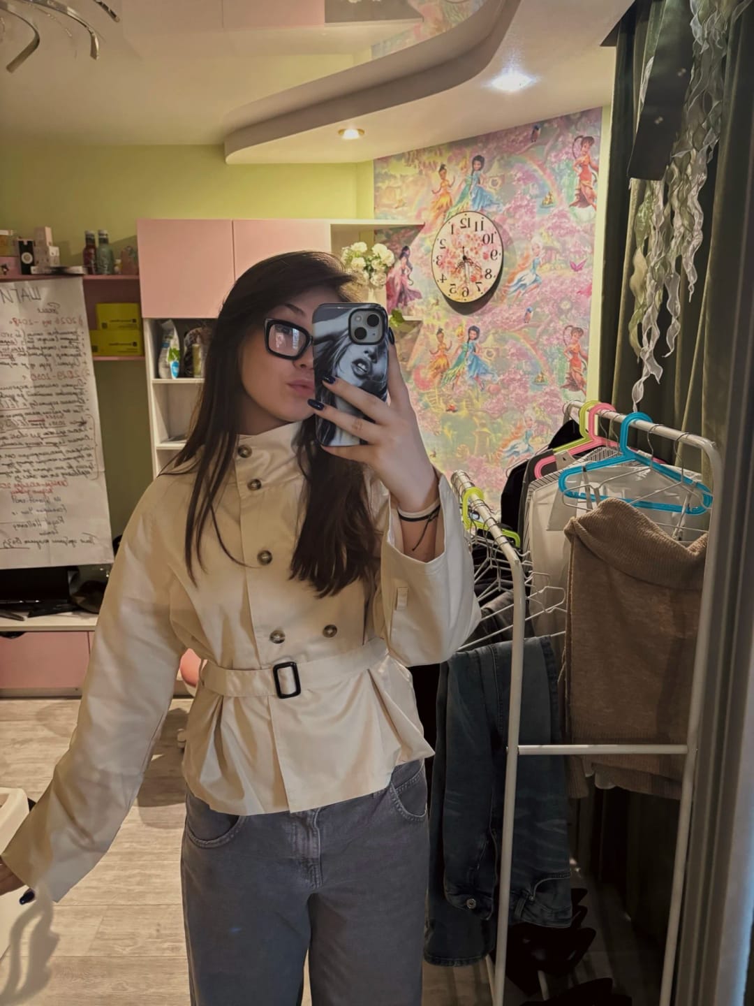 Customer photo review of Leila Trench Coat