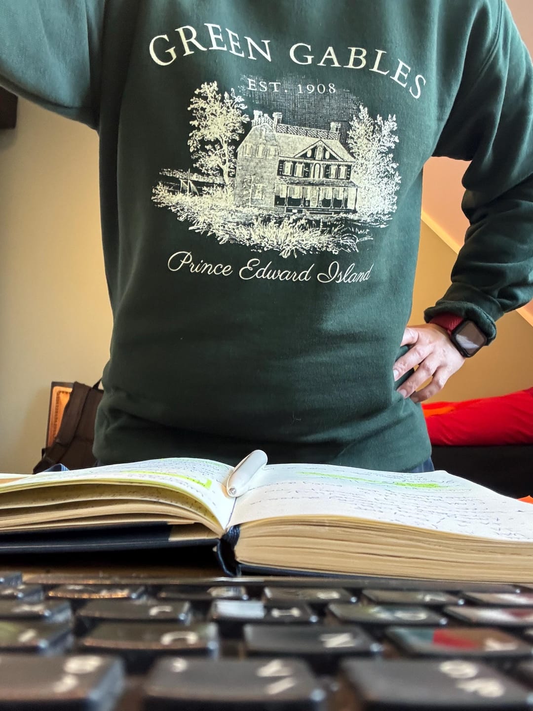 Customer photo review of Green Gables Sweatshirt | Book Lover Cotton Blend Crewneck