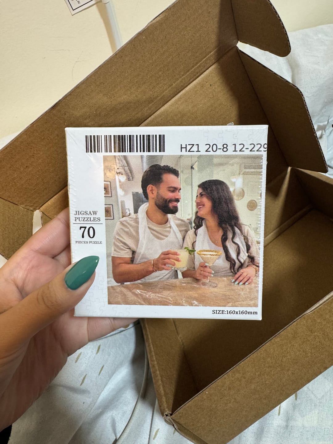 Recensione fotografica del cliente di Puzzle fotografico personalizzato dei ricordi