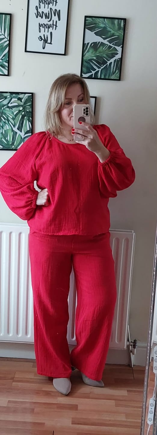 Customer photo review of Plain Double Gauze Fabric