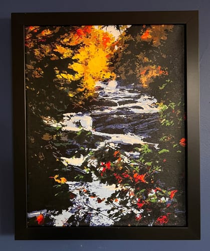 Customer photo review of Custom Paint By Numbers - Turn Trip Memory into Art