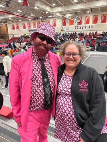 Customer photo review of Dragon Scales Pink Dnd Dress