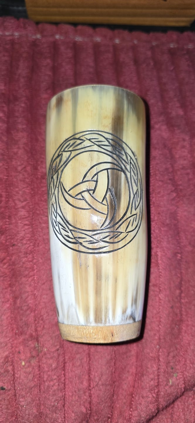 Customer photo review of Mystery Viking Drinking Horn