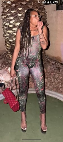 Customer photo review of Mesh Flavors Jumpsuit
