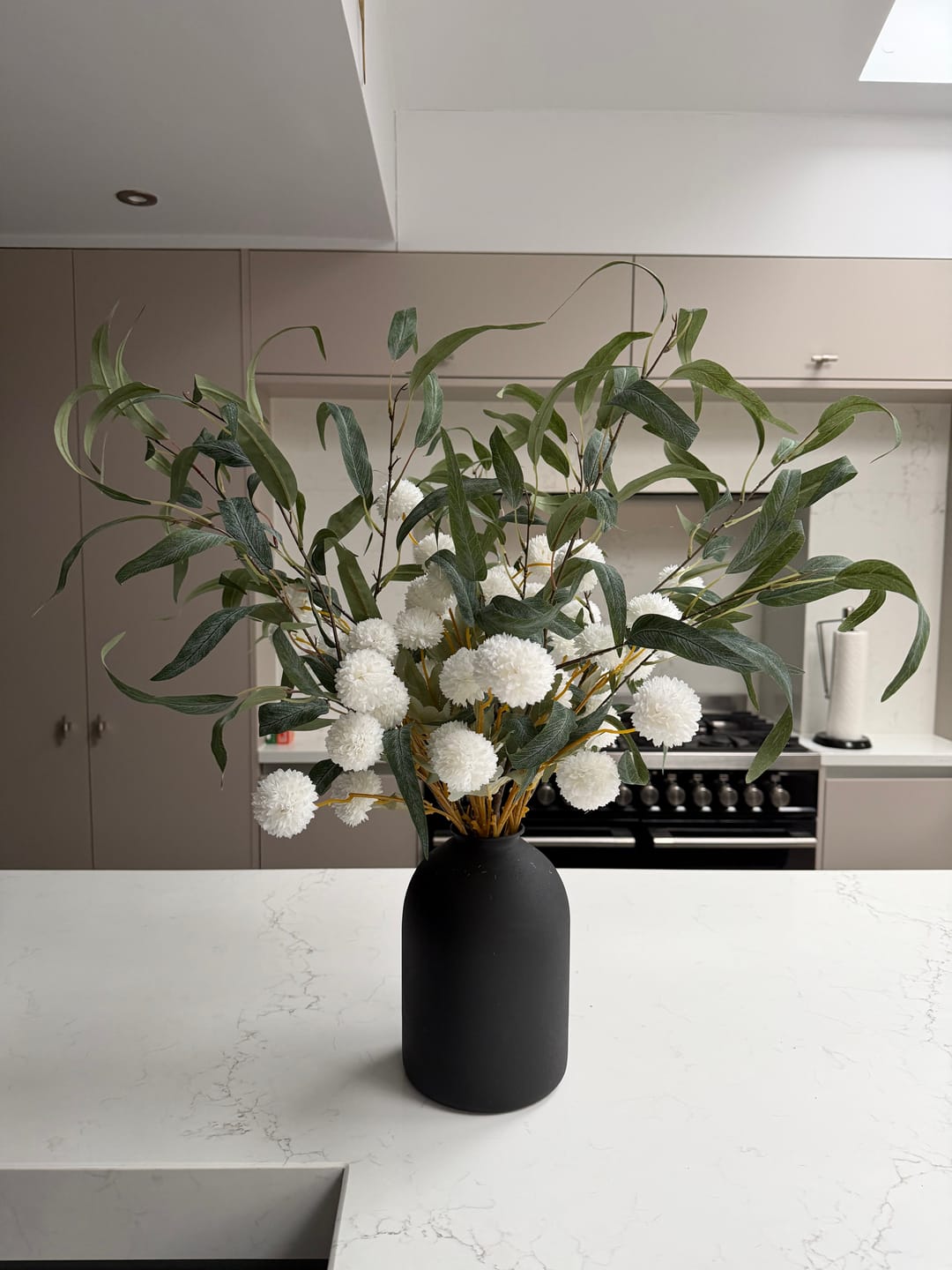 Customer photo review of Arlo Vase - Matt Black