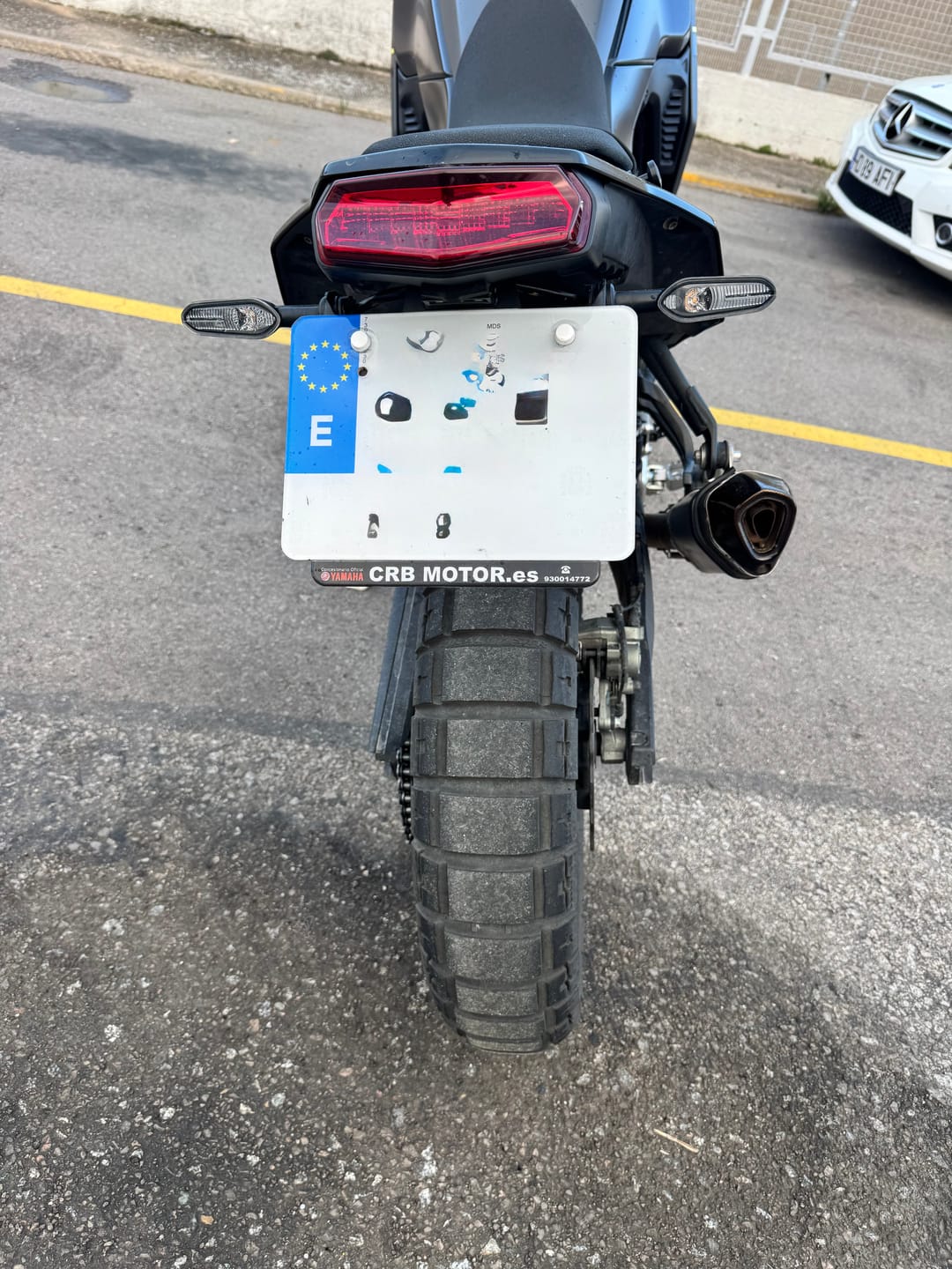 Customer photo review of Porta Matrículas Corto Yamaha Tenere 700 Deportivo (2019-2024)
