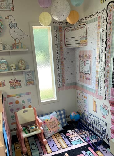 Customer photo review of One Page at a Time Classroom Poster | Pastel Pages