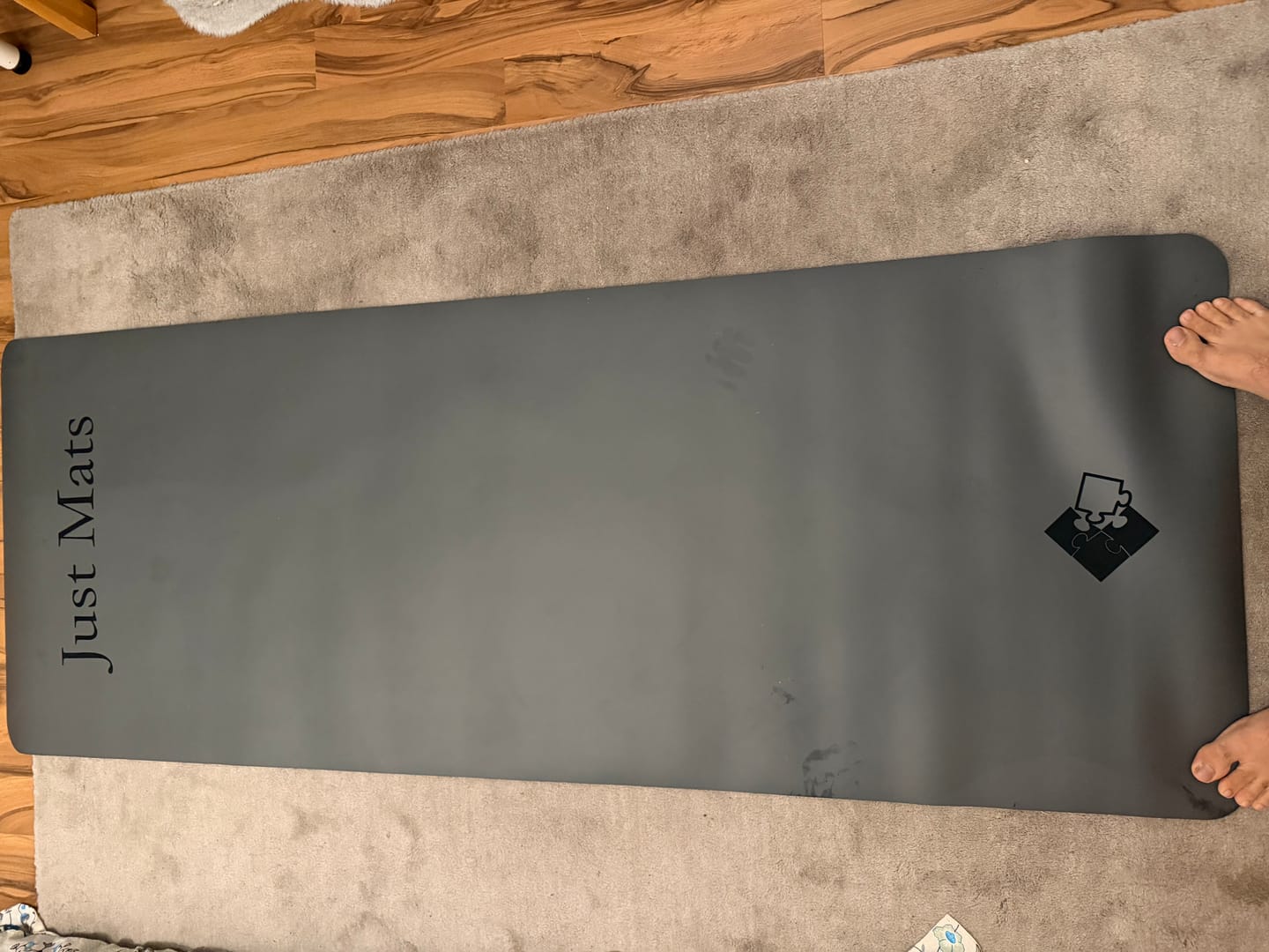 Customer photo review of Yogamatte - PUREFLOW PRO | Naturkautschuk & PU-Leder | 4,5 mm