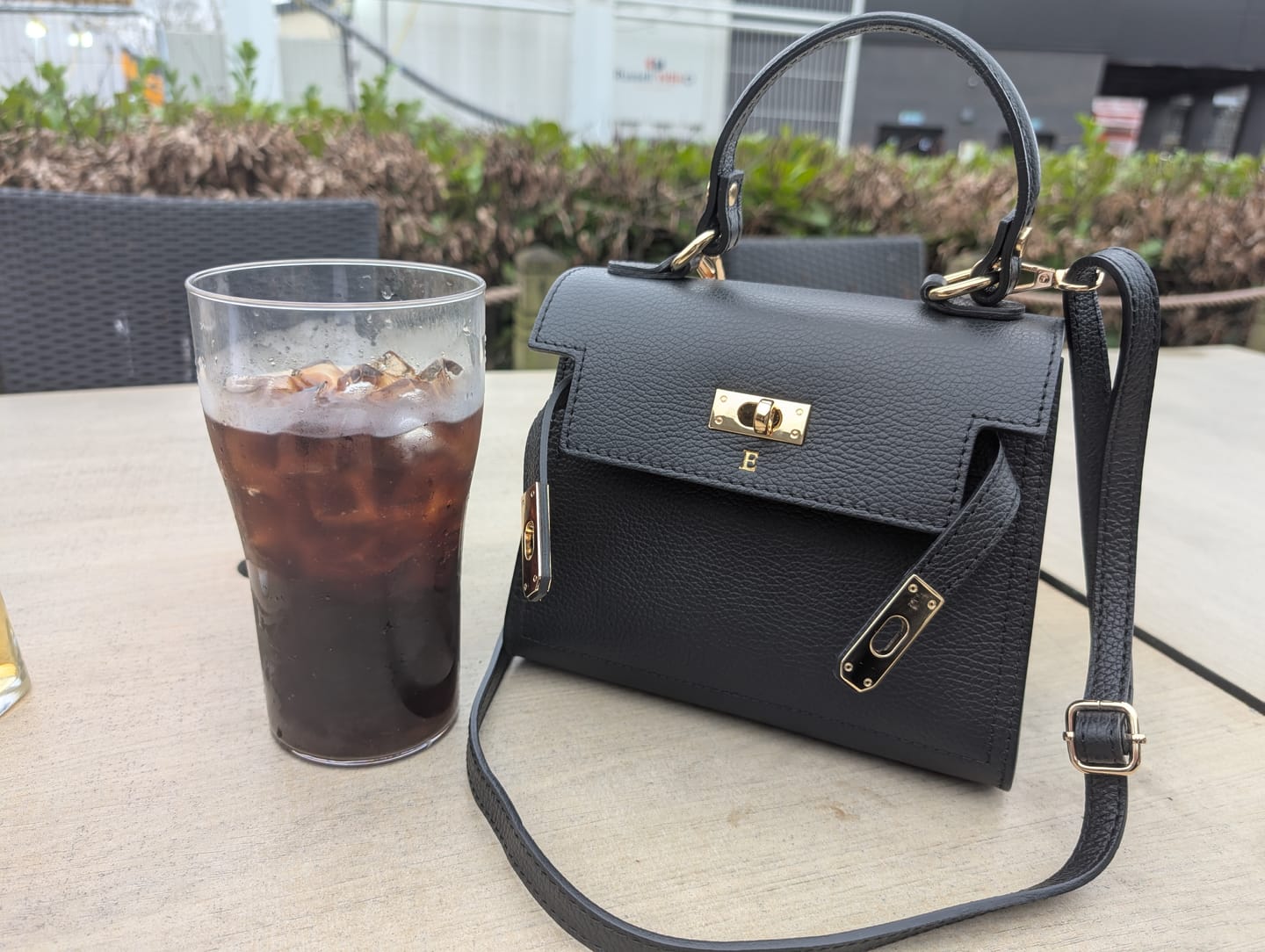 Customer photo review of Polly Top Handle Bag