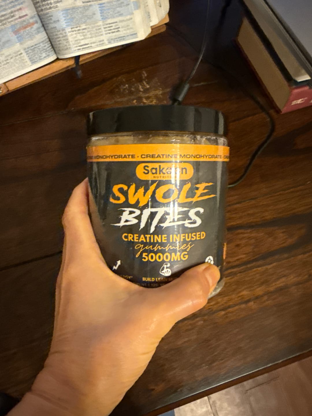 Customer photo review of 5000mg Creatine Monohydrate Gummies