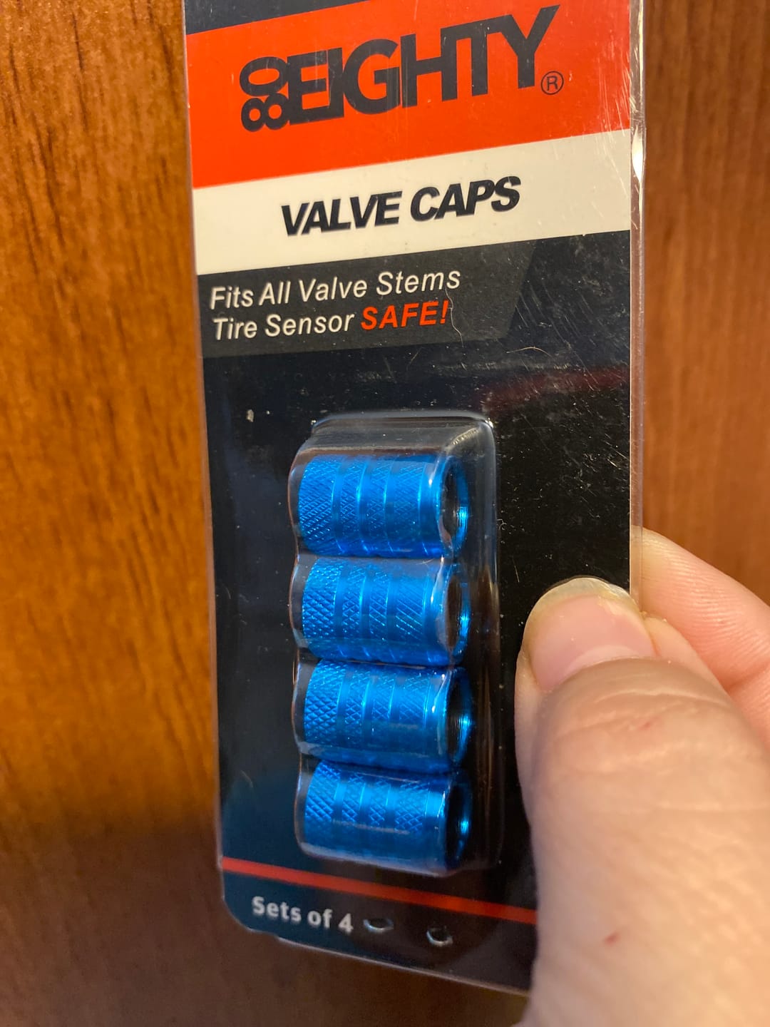 Customer photo review of 80Eighty® Teal Valve Stem Caps