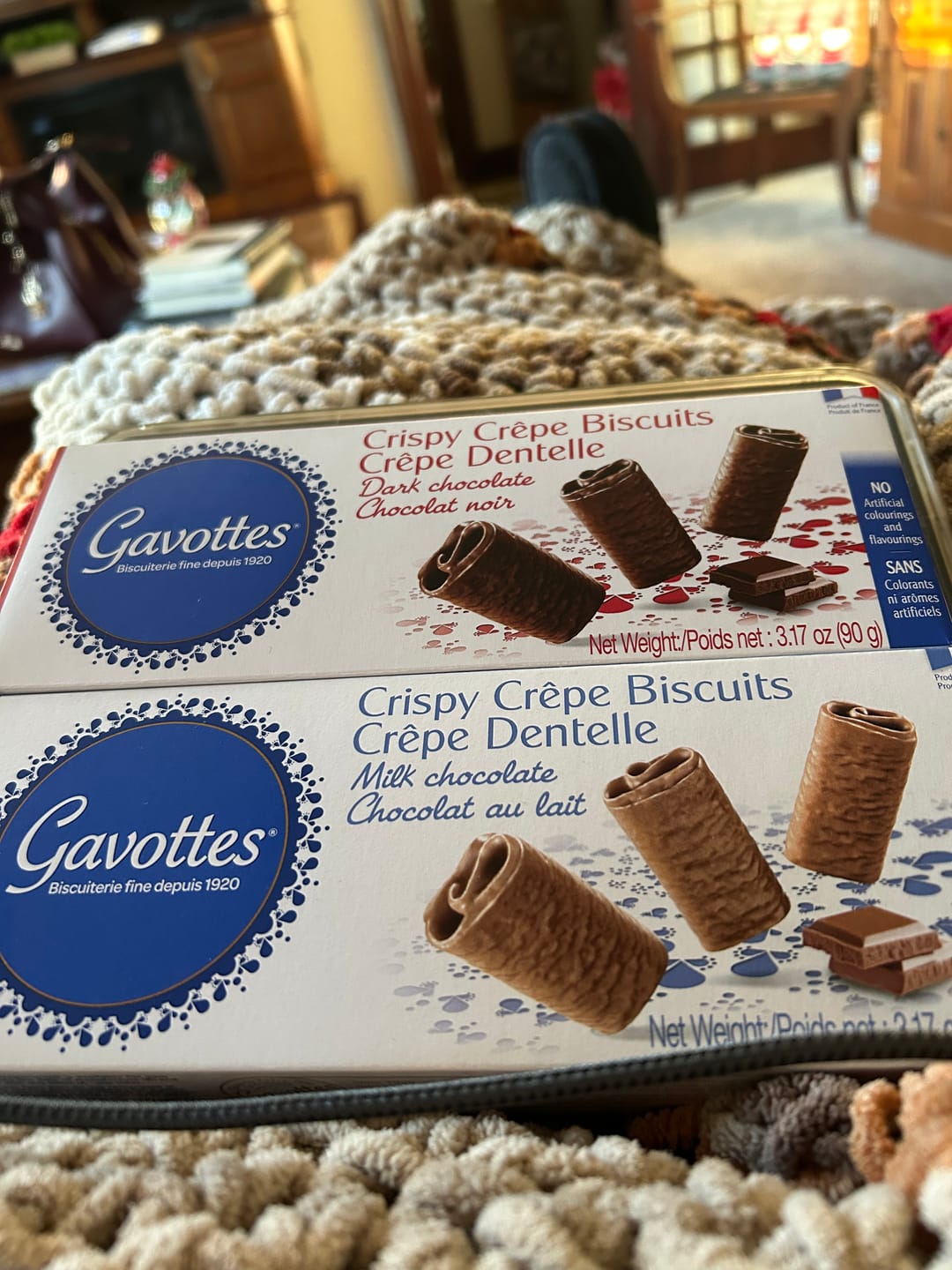 Customer photo review of Gavottes Milk Chocolate Crepe Dentelle, 3.2 oz (90 g)