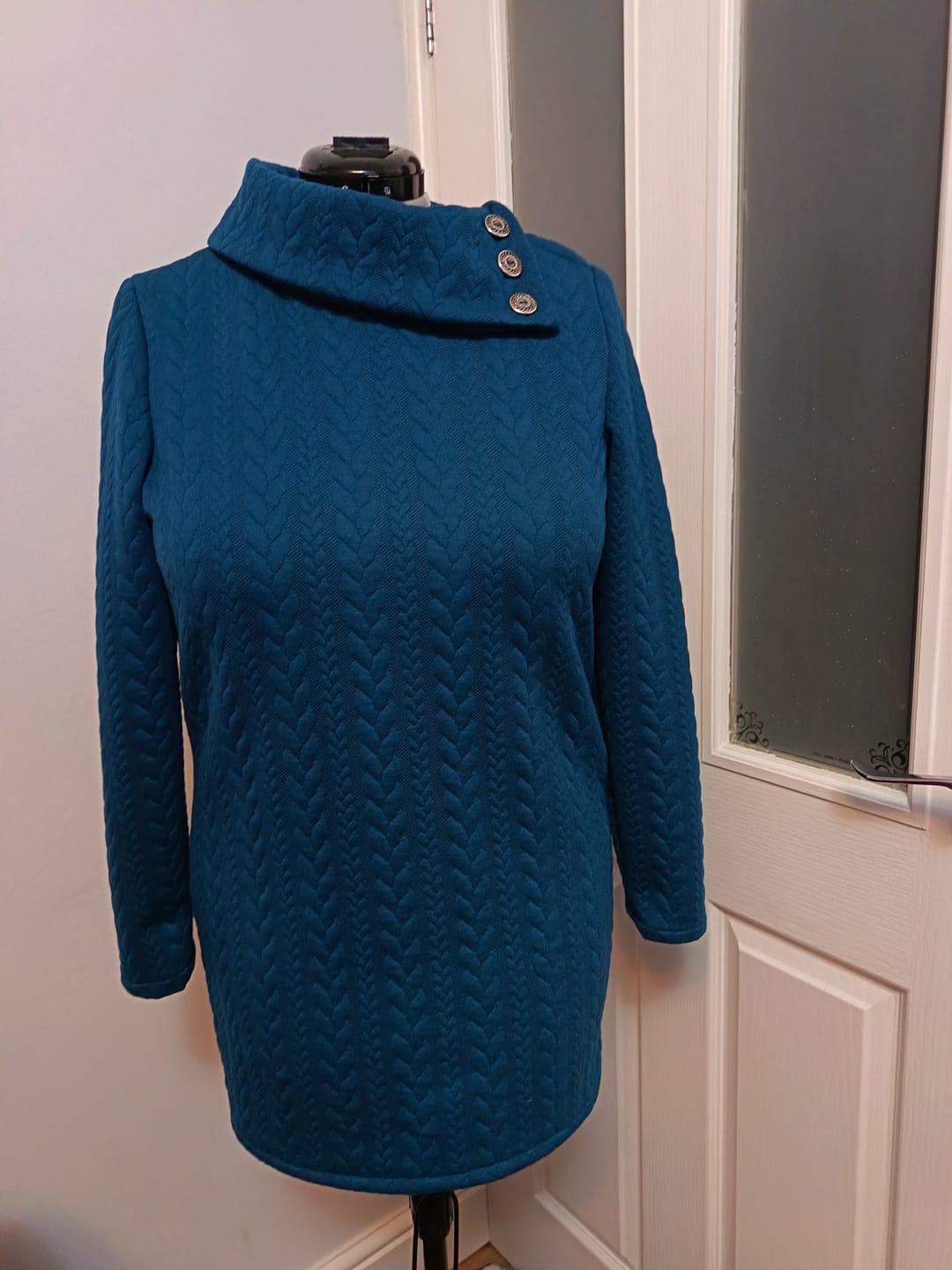 Customer photo review of Cable Knit Jersey Fabric