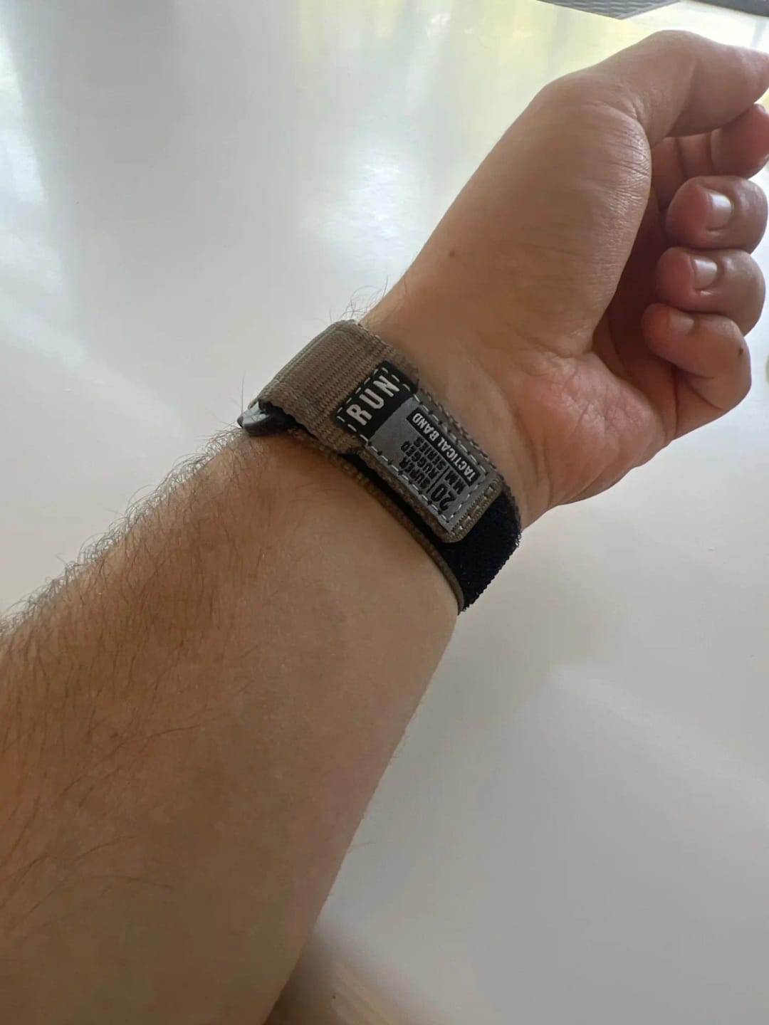 Customer photo review of COROS Nylon Watch Band Replacement Strap for Smartwatch Universal Fit