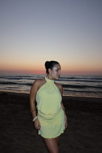 Customer photo review of TOP DIANA AMARILLO