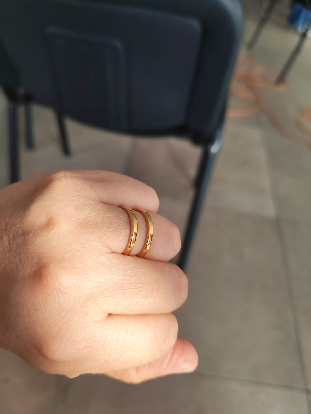 Customer photo review of Anillo Tiara
