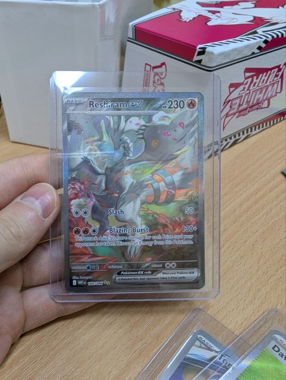 Customer photo review of Pokemon TCG Scarlet & Violet - White Flare - Elite Trainer Box - Reshiram