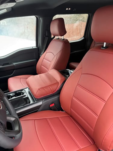 Customer photo review of Premium Custom-Fit Seat Covers