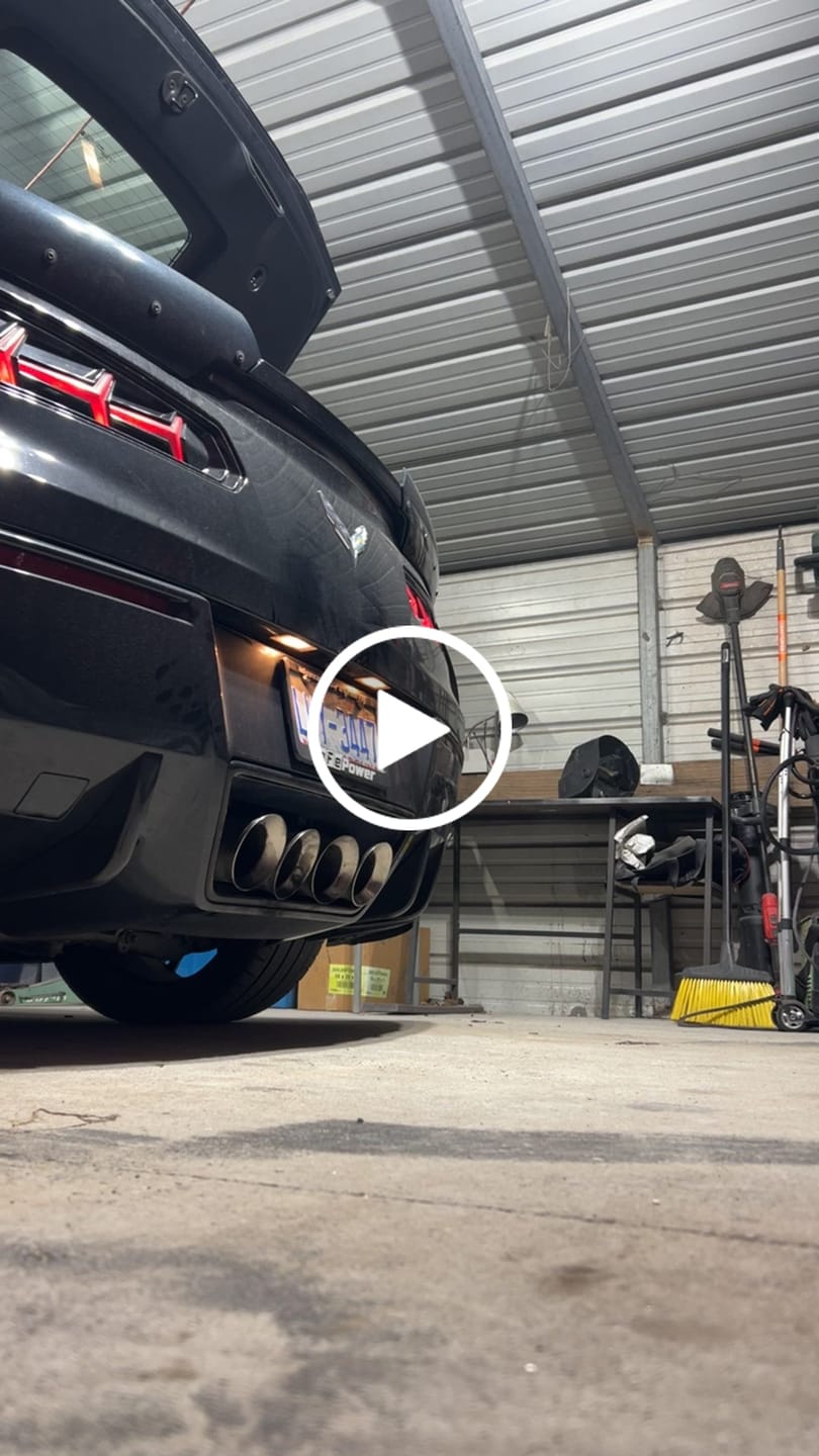 Customer video review of Corvette C7 3" 6.2L V8 3" Connection Performance X-Pipe