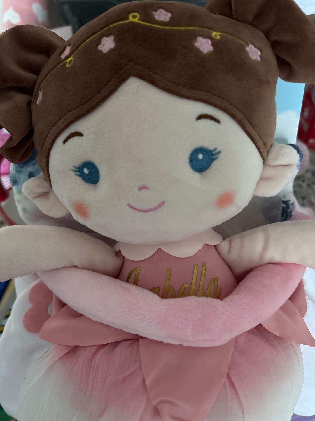 Customer photo review of Personalized Flora Belle - Valentine's Day Special