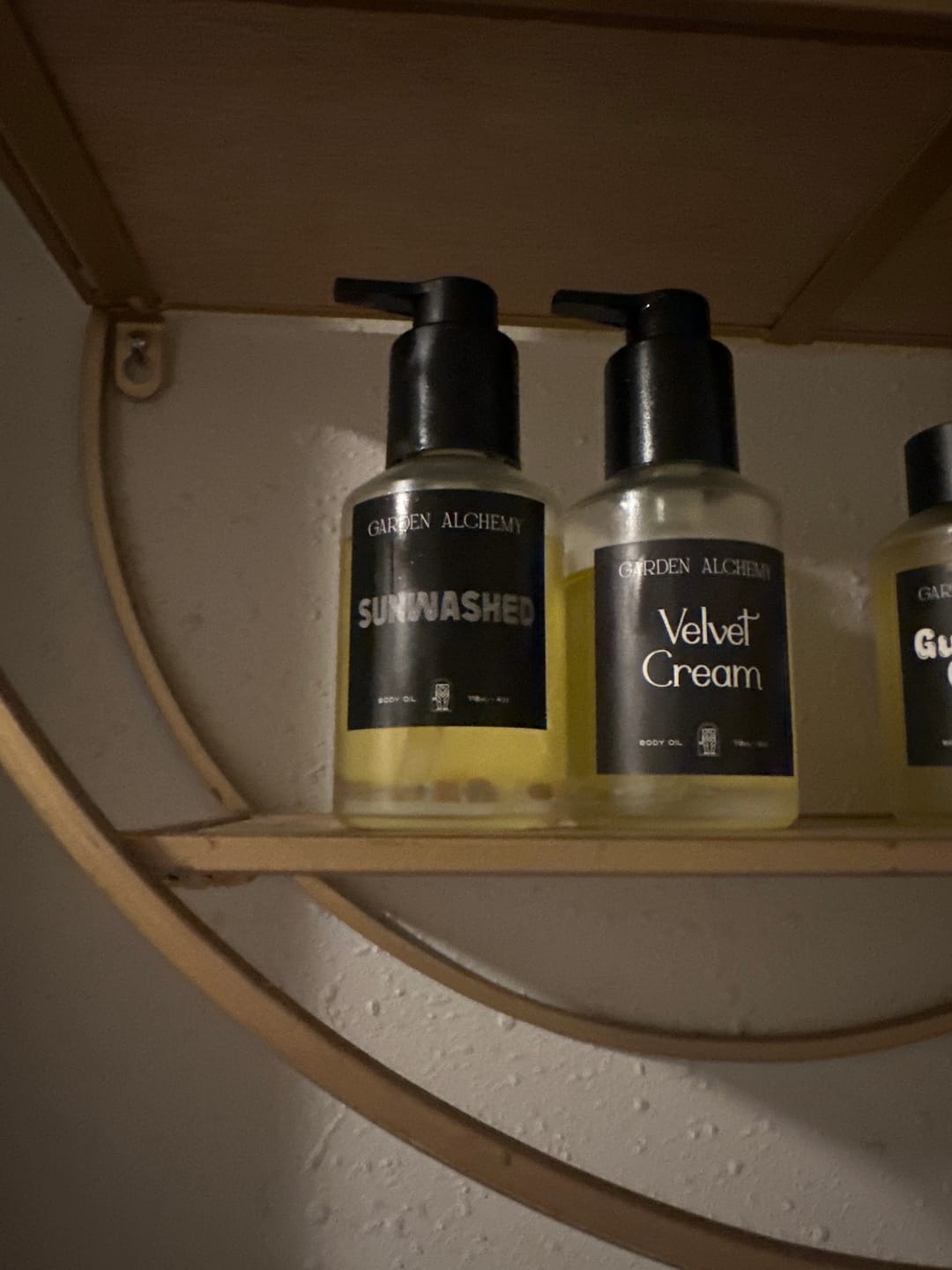Customer photo review of SUNWASHED BODY OIL