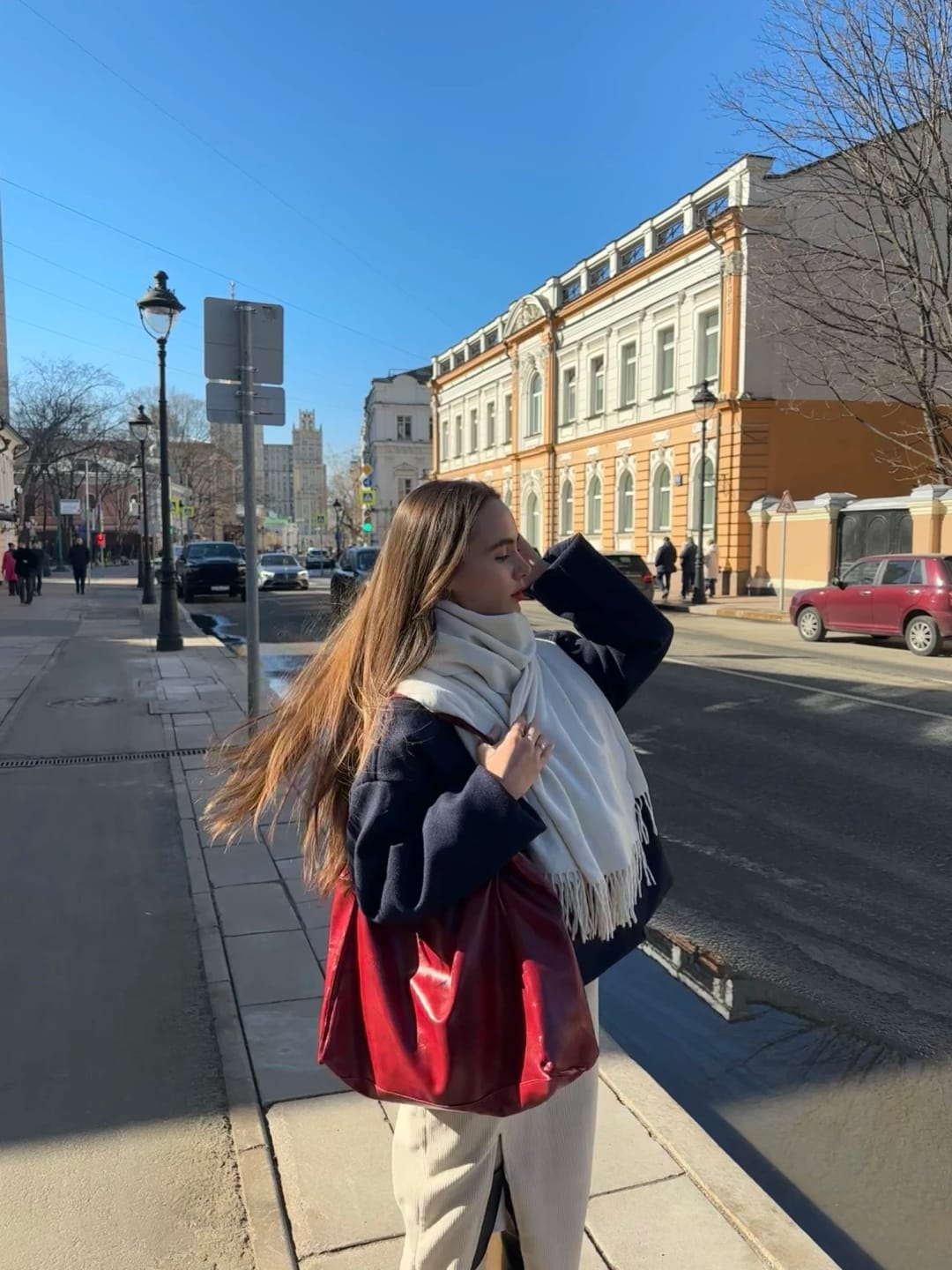 Customer photo review of Vannie Short Double-Breasted Coat