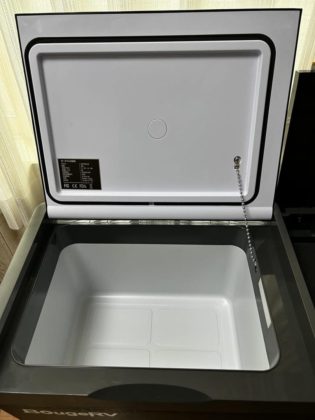 Customer photo review of BougeRV CR Pro ポータブル冷蔵庫 | バッテリー内蔵可能・急速冷凍 20L