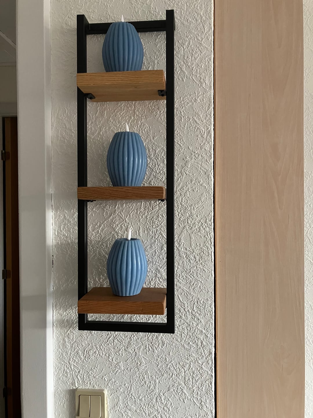 Customer photo review of LED Rillelys D 7,5 x H 10 cm Isblå