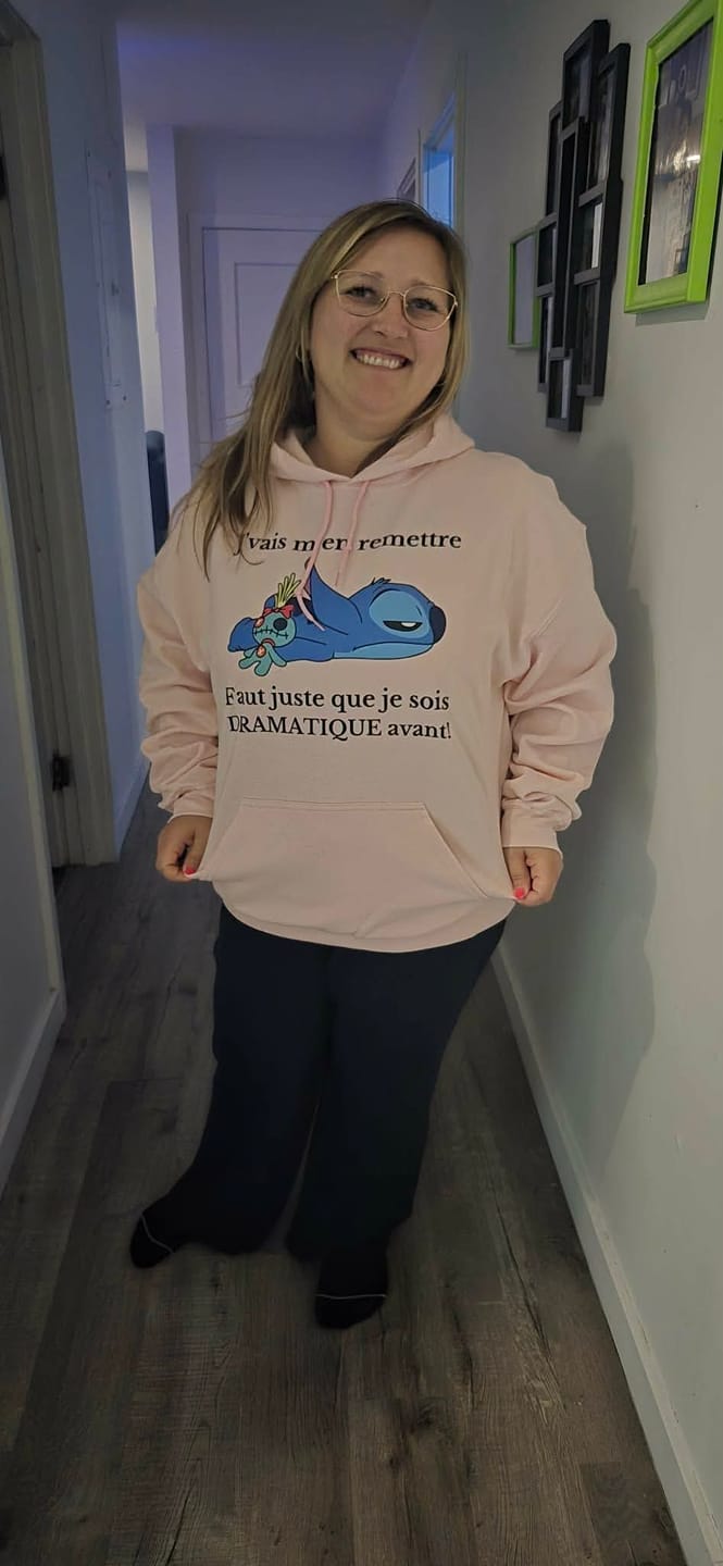 Customer photo review of HOODIE / J'VAIS M'EN REMETTRE