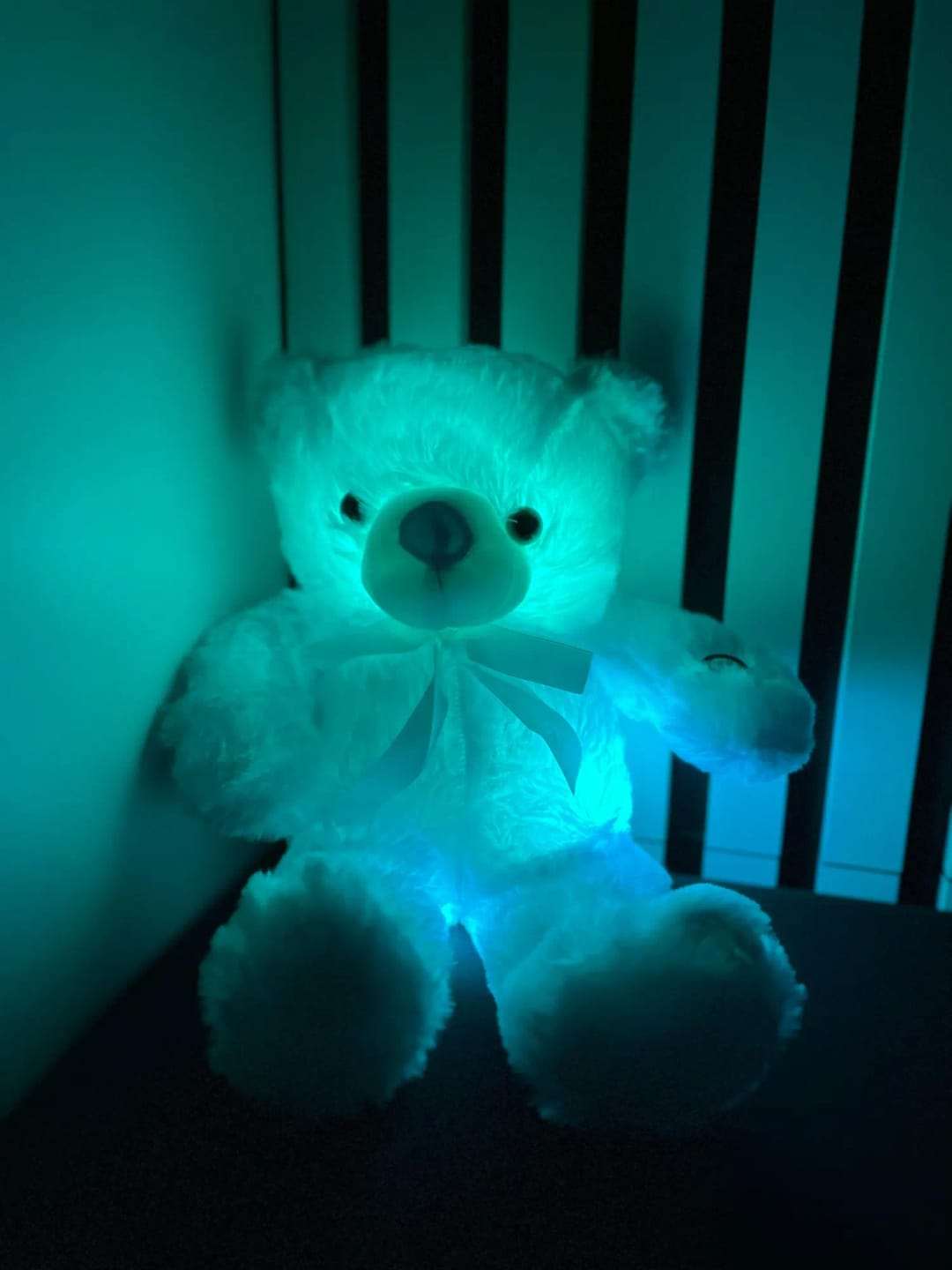 Customer photo review of Glow Bear teddy