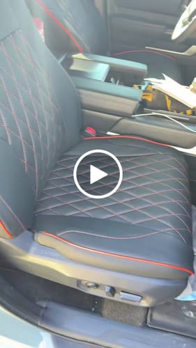 Customer video review of Premium Custom-Fit Seat Covers