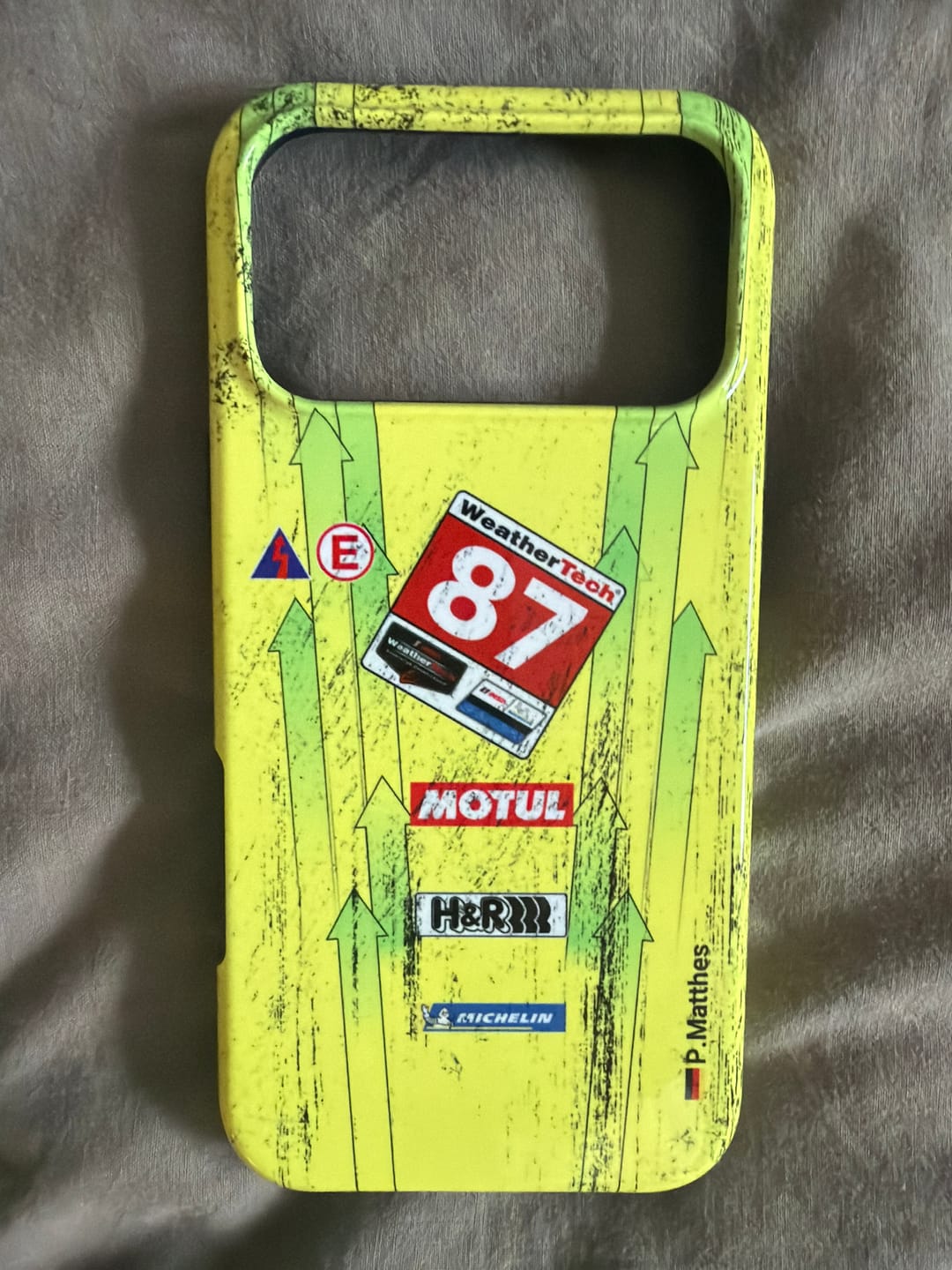 Customer photo review of Grello Porsche GT Livery - Individuelle Premium Hülle für iPhone