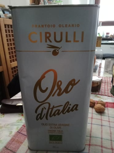 Customer photo review of 1 lattina di olio extravergine Biologico • 5 Litri