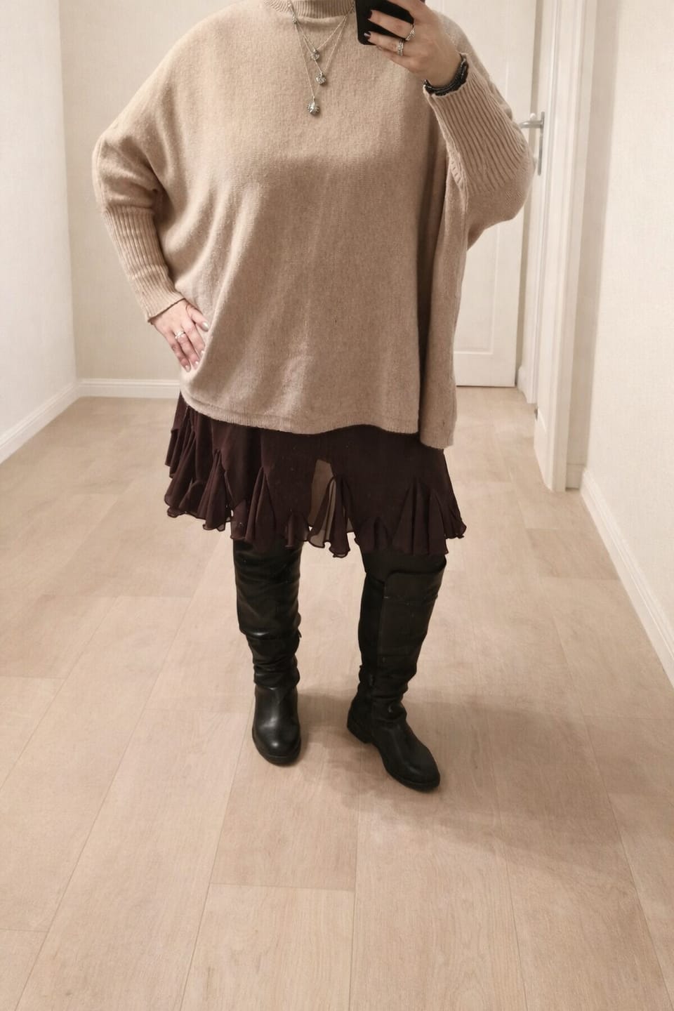 Customer photo review of Oversize Cozy Pullover