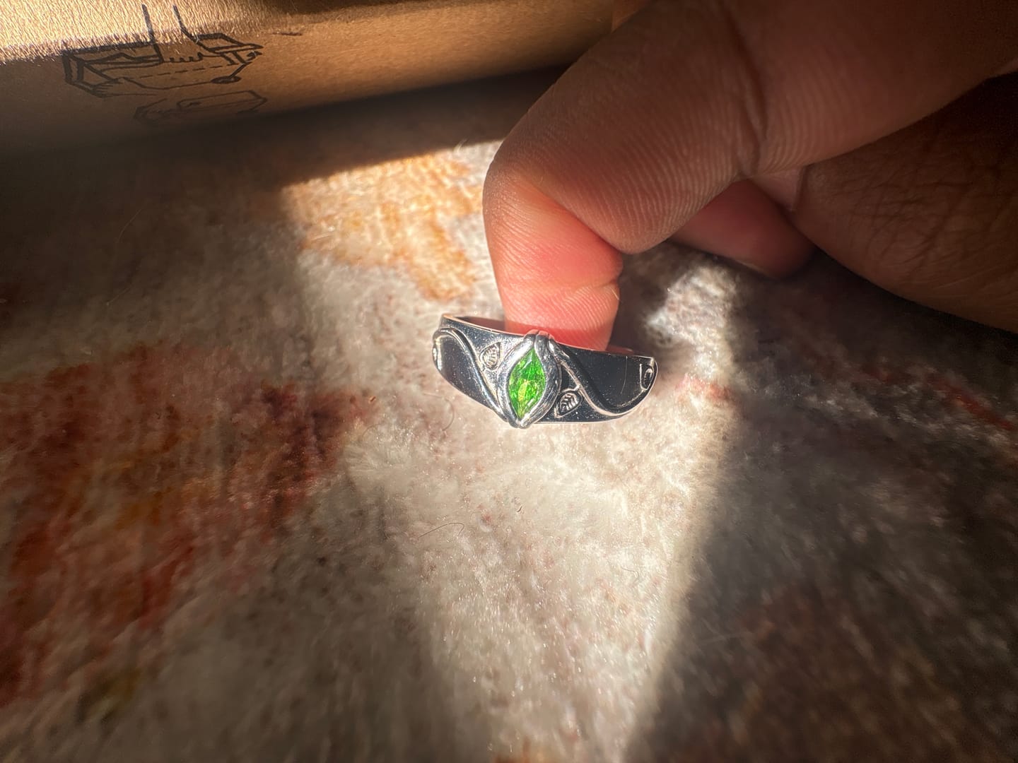Customer photo review of BIRTHSTONE RING (MAY)