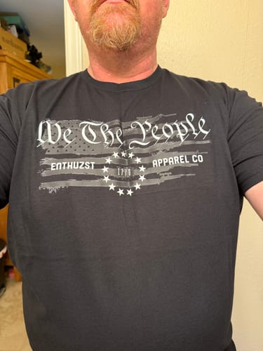 Customer photo review of WE THE PEOPLE TEE