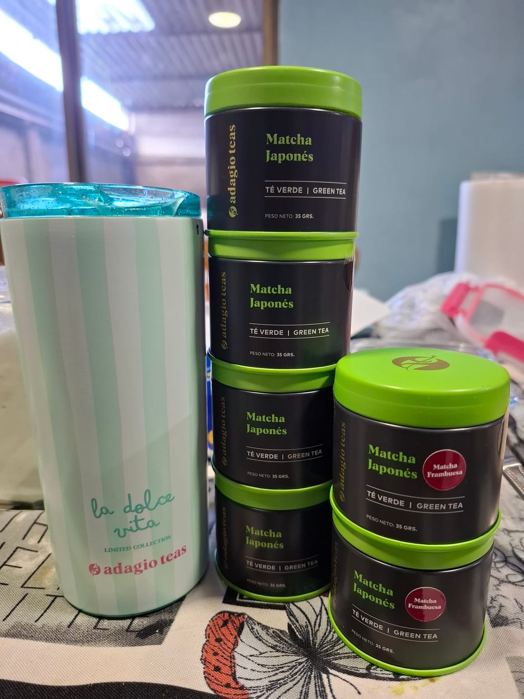 Customer photo review of Tumbler Lineas Verde