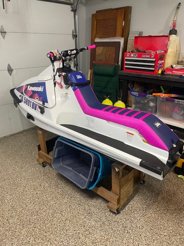 Customer photo review of Custom Seat Cover: Kawasaki X2 Jet Ski