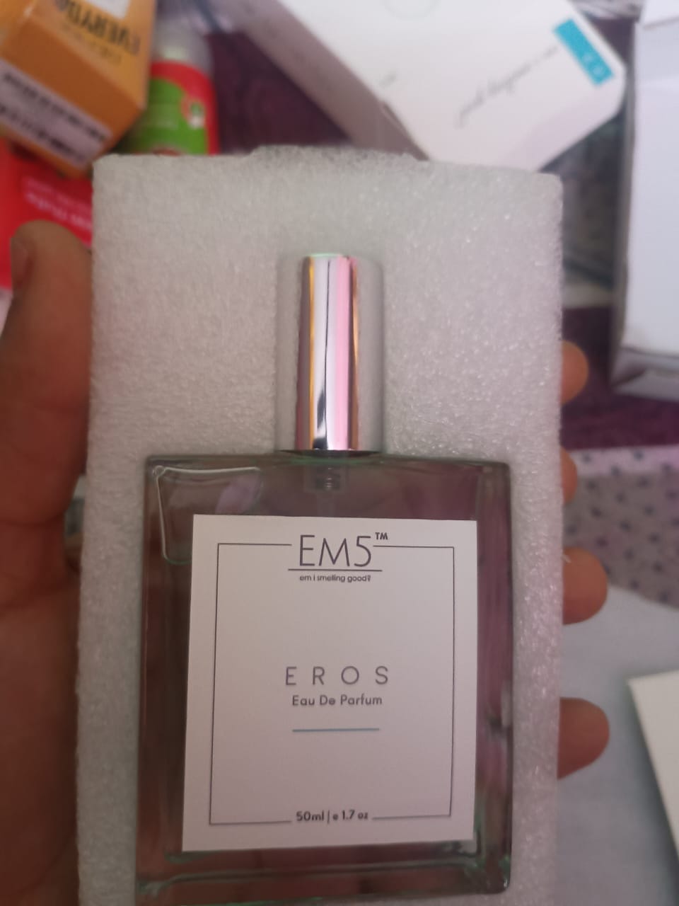 Customer photo review of Eros | Eau De Parfum