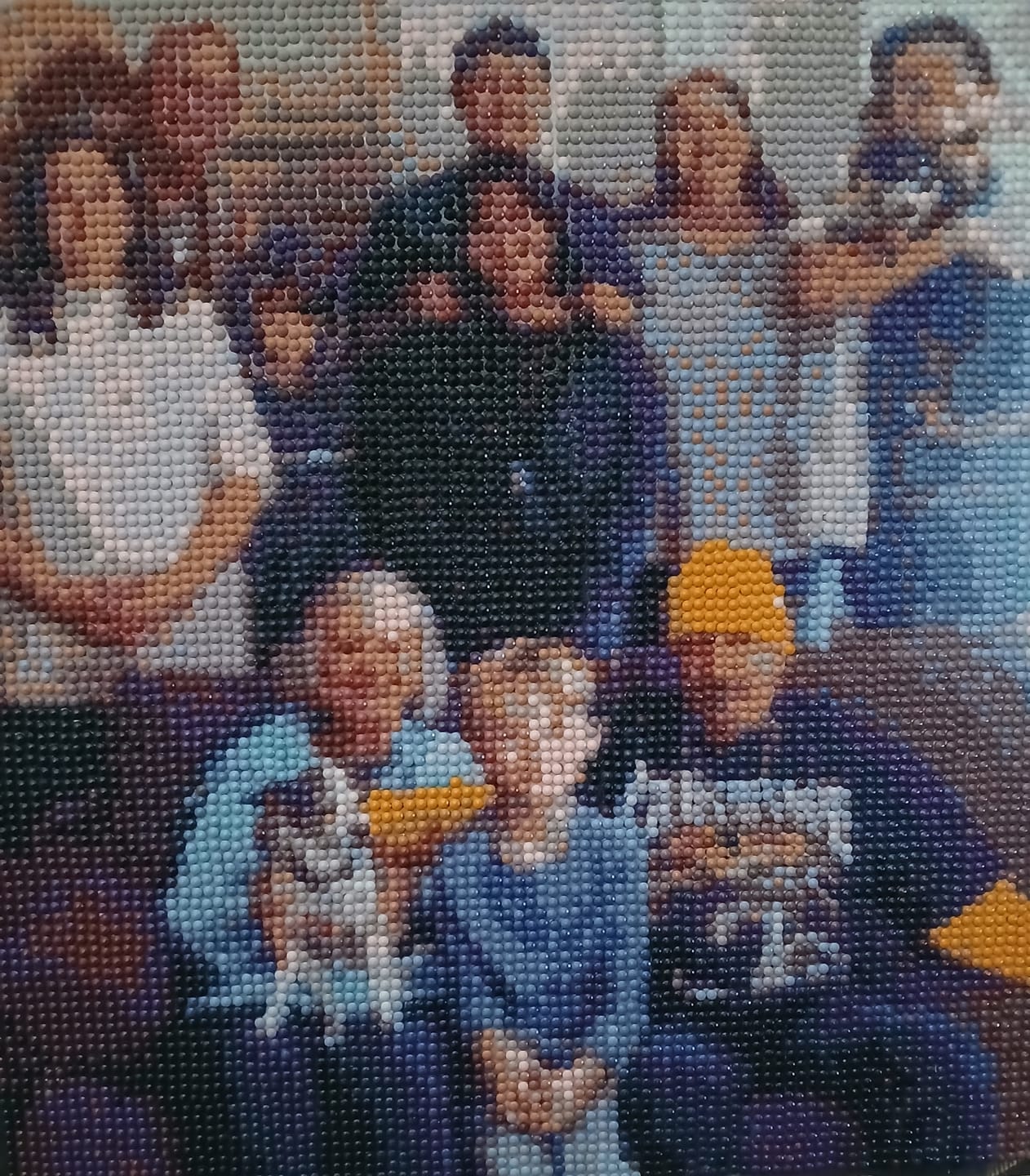 Customer photo review of Worlds Best Customized Diamond Painting Kit