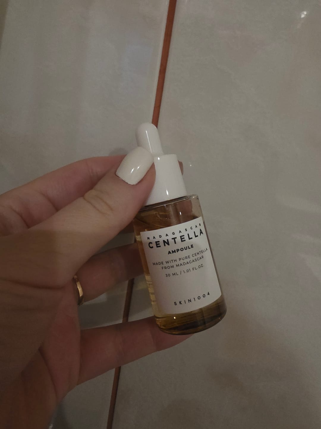 Customer photo review of Ampula ar azijas centellas ekstraktu SKIN1004 Madagascar Centella Ampoule