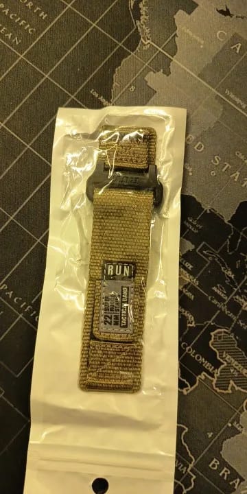 Customer photo review of COROS Nylon Watch Band Replacement Strap for Smartwatch Universal Fit