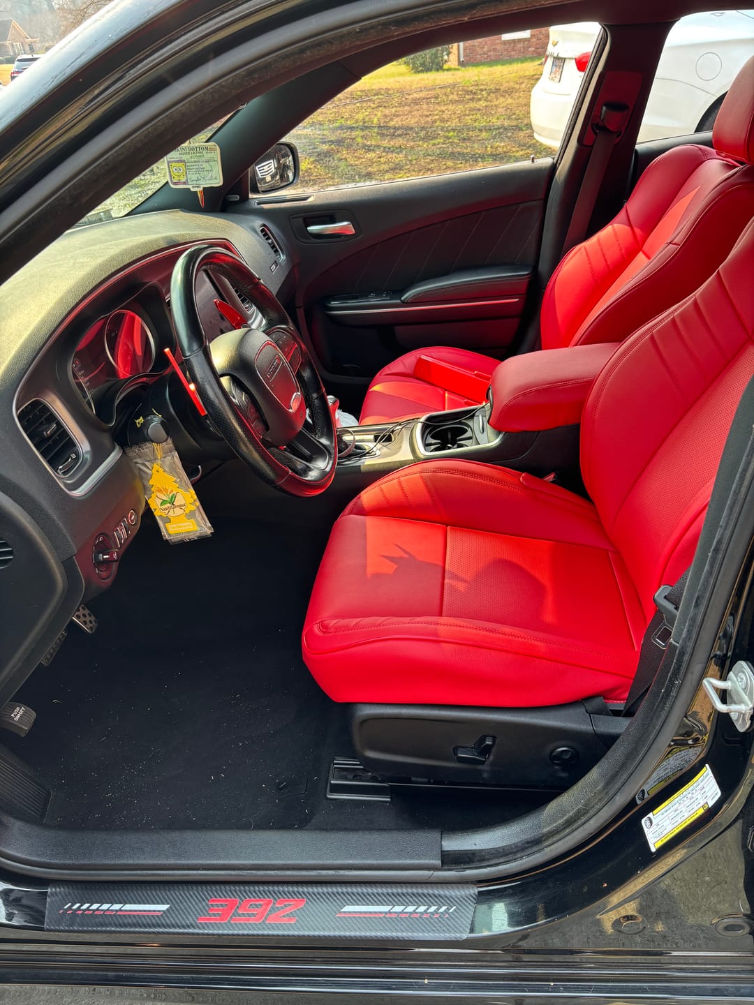 Customer photo review of 2015+ Dodge Charger Custom Performance Leather Seat Covers