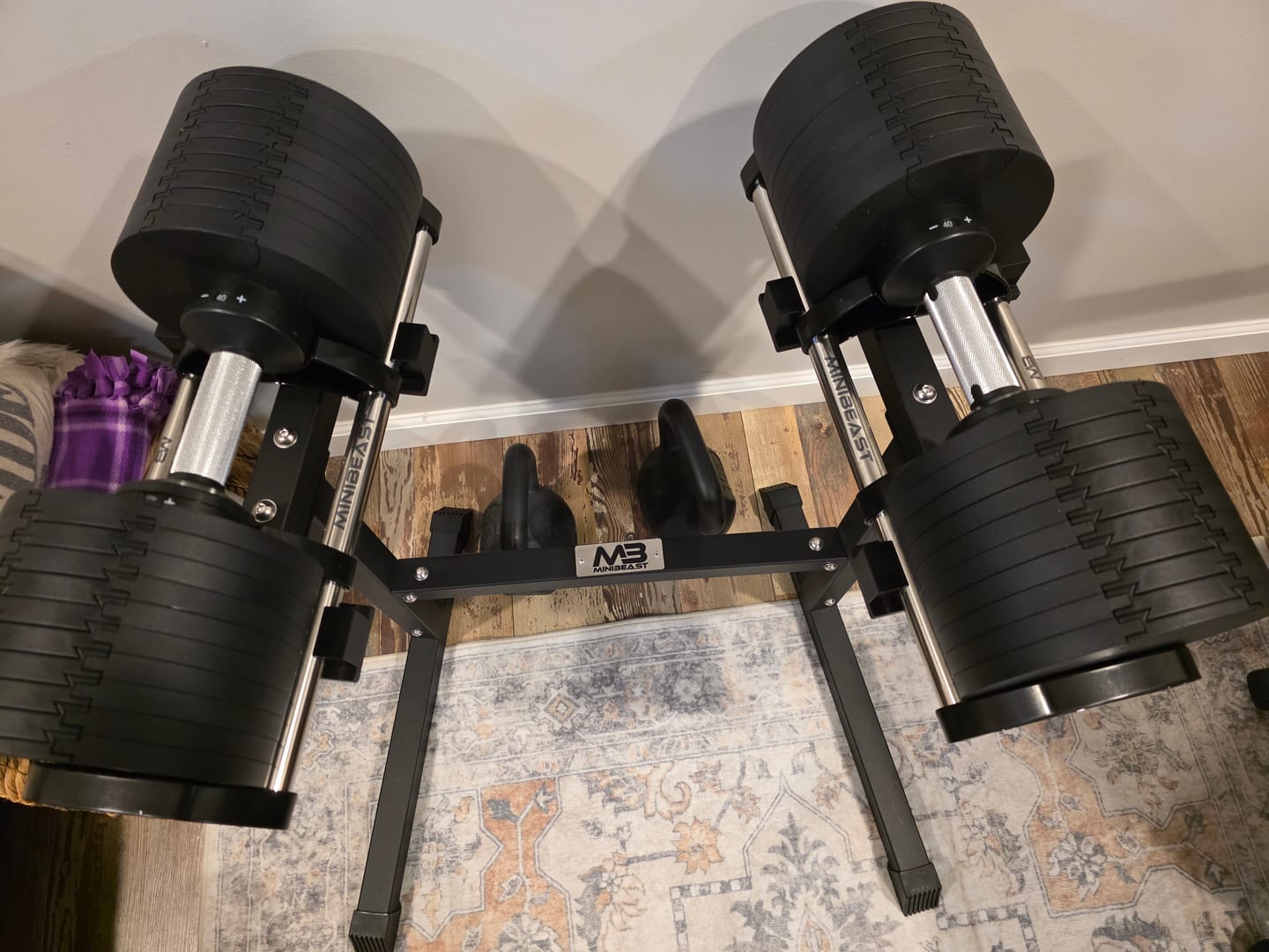 Customer photo review of MB PRO Adjustable Dumbbell 100lb