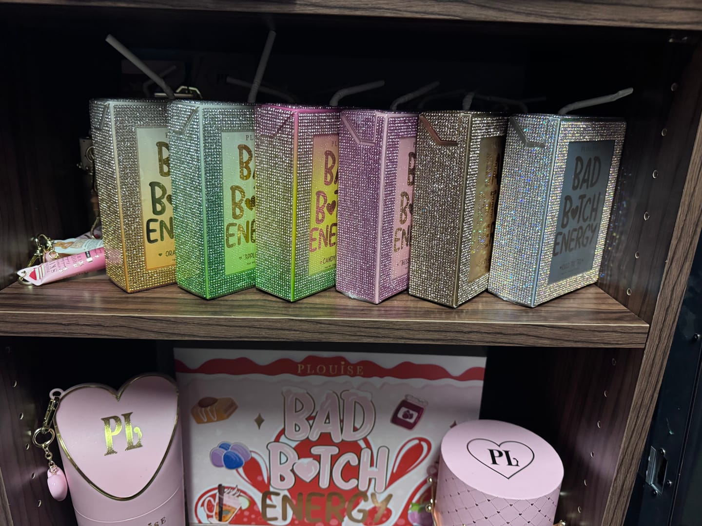 Customer photo review of P. Louise Crystal Bad Bitch Energy Lip Duo