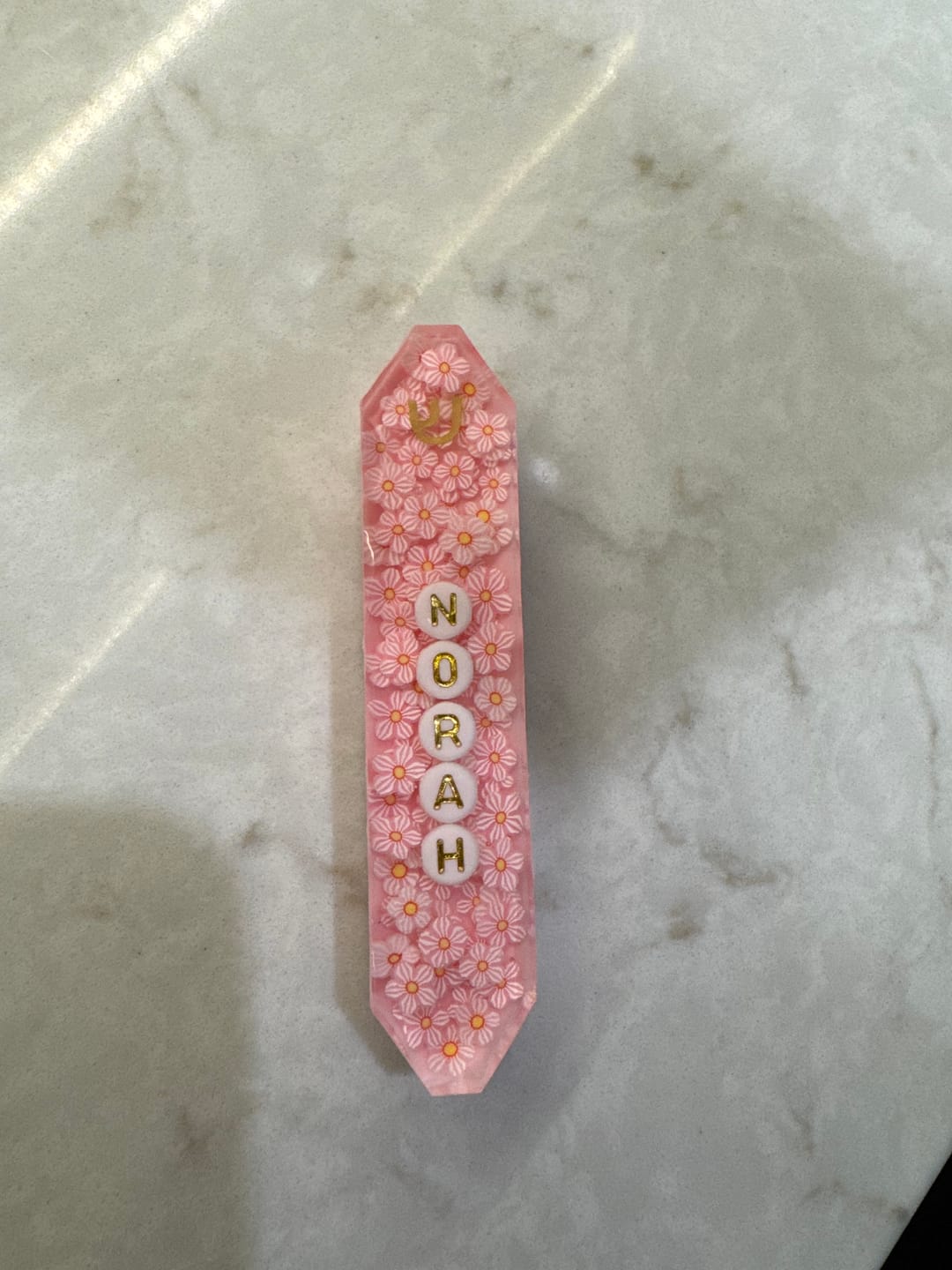 Customer photo review of Build Your Own Mezuzah