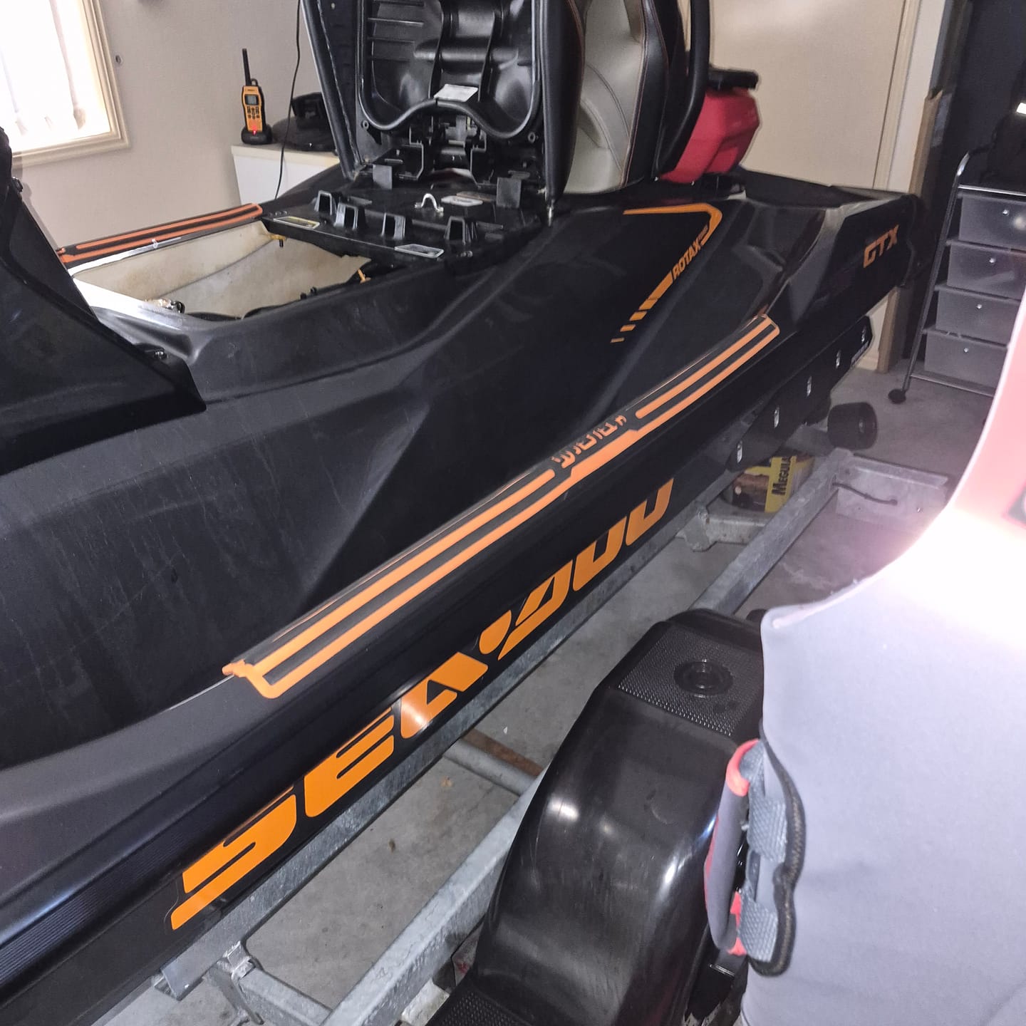 Customer photo review of JET TECH PWC GUNNEL TRACTION PADS
